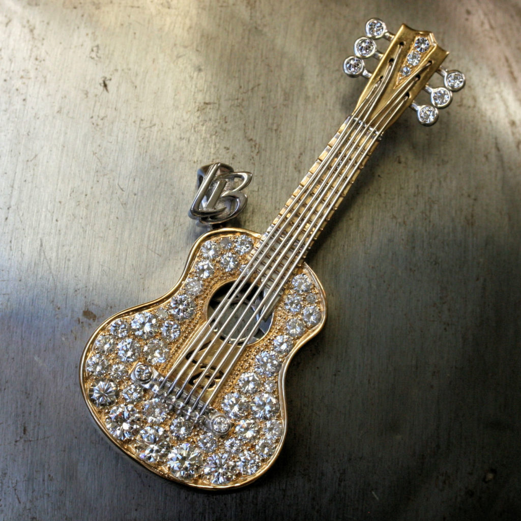 Guitare Or LB Diamant